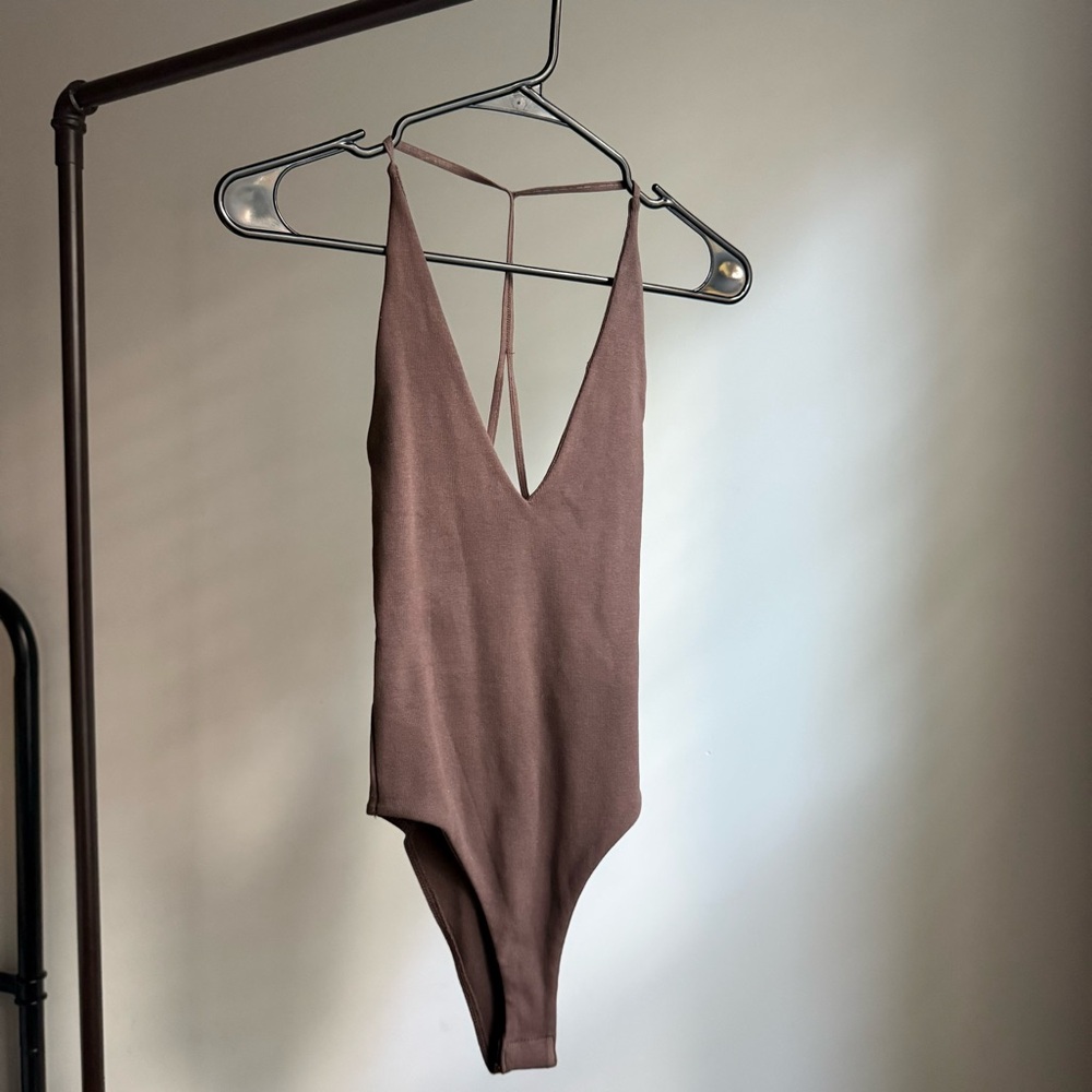 Zara brown bodysuit NWOT